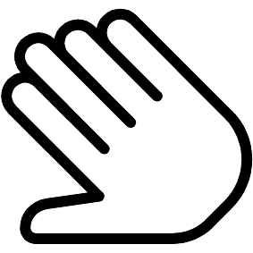 Offene Hand